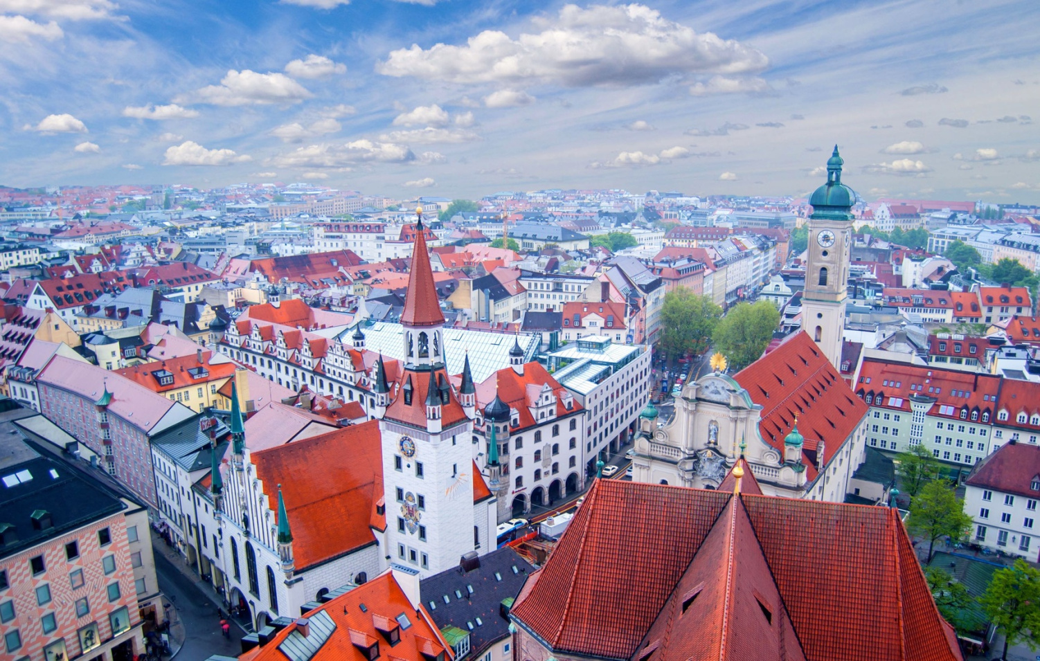 München Vogelperspektive | Detektei München | Detektiv München